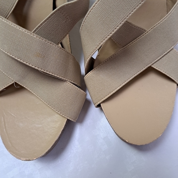 đť…şBCBGGENERATION Strapy wedges sandals - Picture 11 of 13